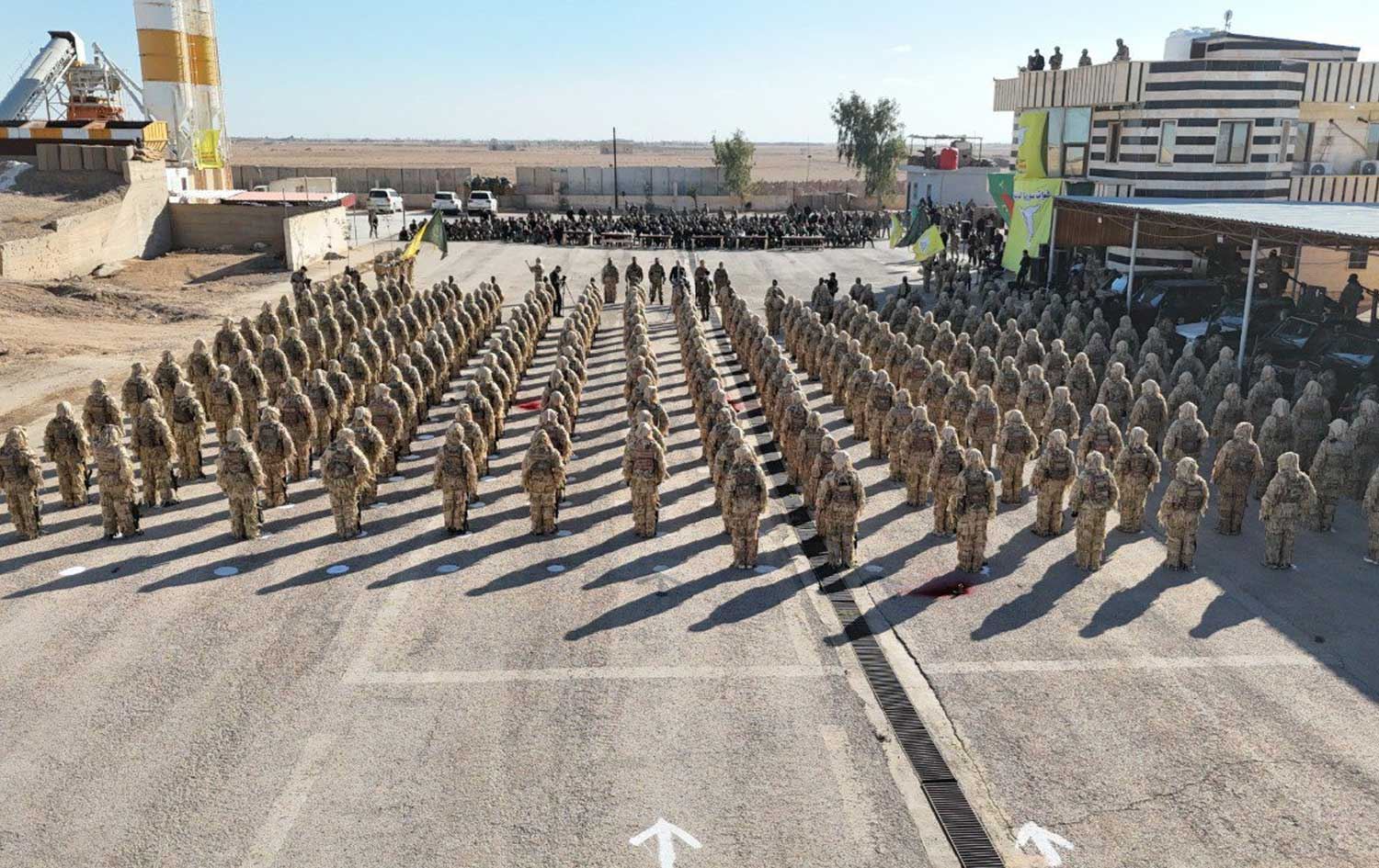 A graduation ceremony for fighters of the Kurdish-led Syrian Democratic Forces (SDF) in eastern Deir ez-Zor province on December 3, 2025. Photo: SDF media 