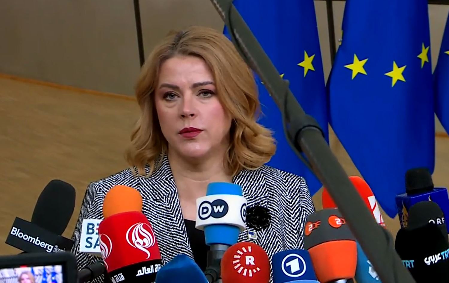 رئيسة وزراء جمهورية لاتفيا إيفيكا سيلينا