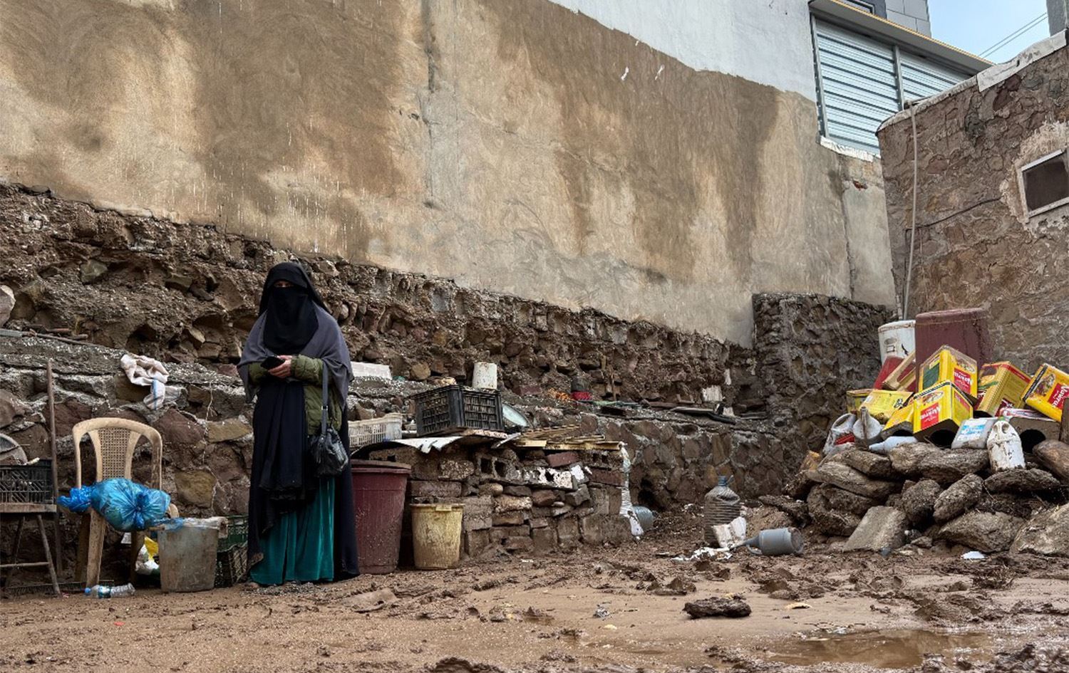 منزل متضرر من الفيضانات في جمجال/ هريم برهان-رووداو