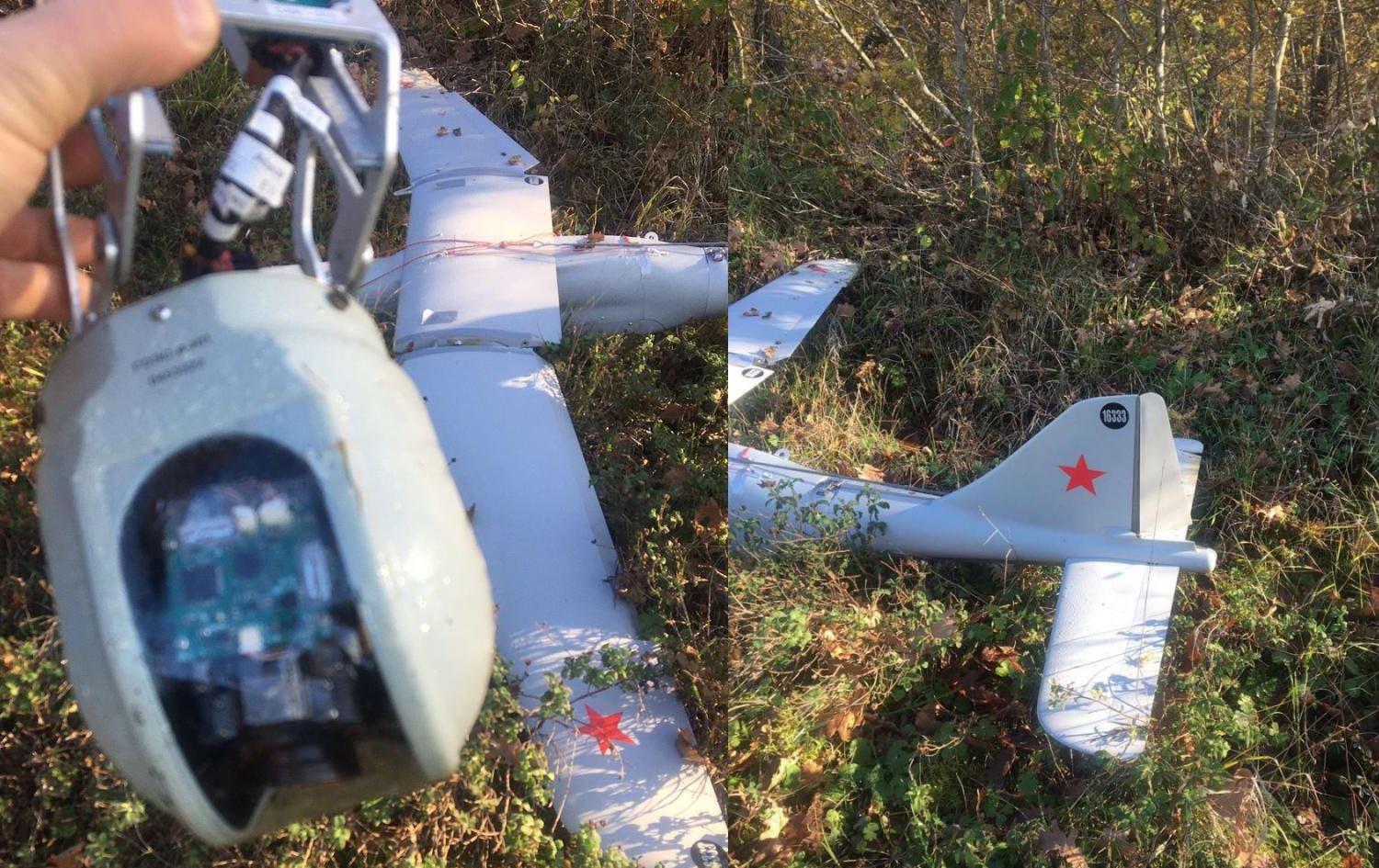 وێنەی فڕۆکە کەوتووەکە کە تورکیا دەڵێت، "هی رووسیایە"