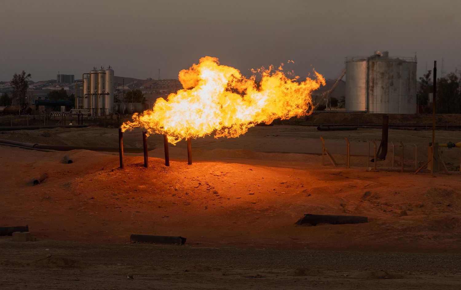 کێڵگەی نەوتی بابەگوڕگوڕ. وێنە: بڵند تاهیر- رووداو