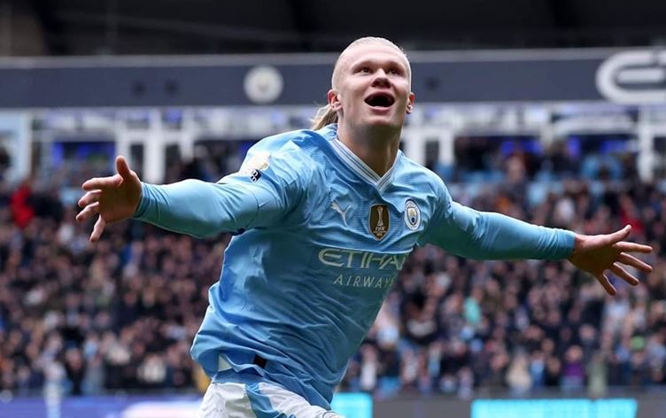 هالاند يحطم رقم رونالدو في البريميرليغ 