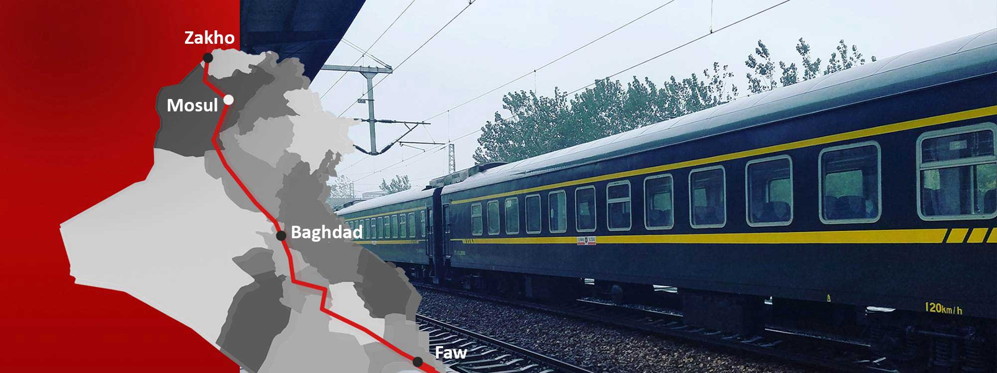 Iraq's Development Road project. Graphic: Rudaw