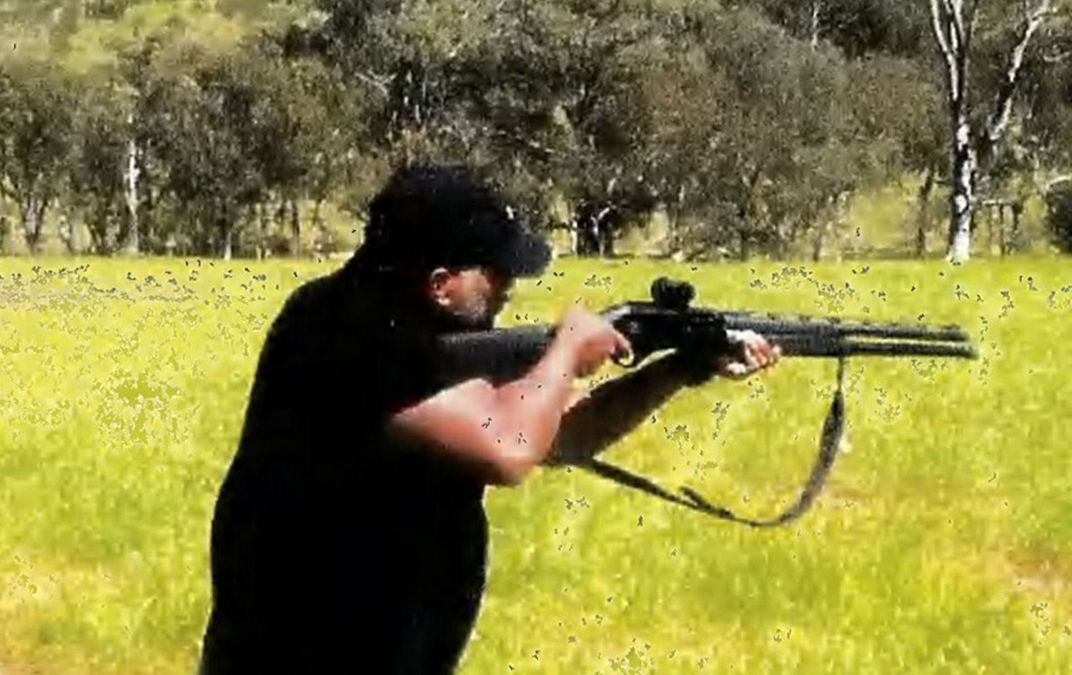 ساجد أكرم أثناء تدريبه في الريف الأسترالي- AFP/NSW COURTS