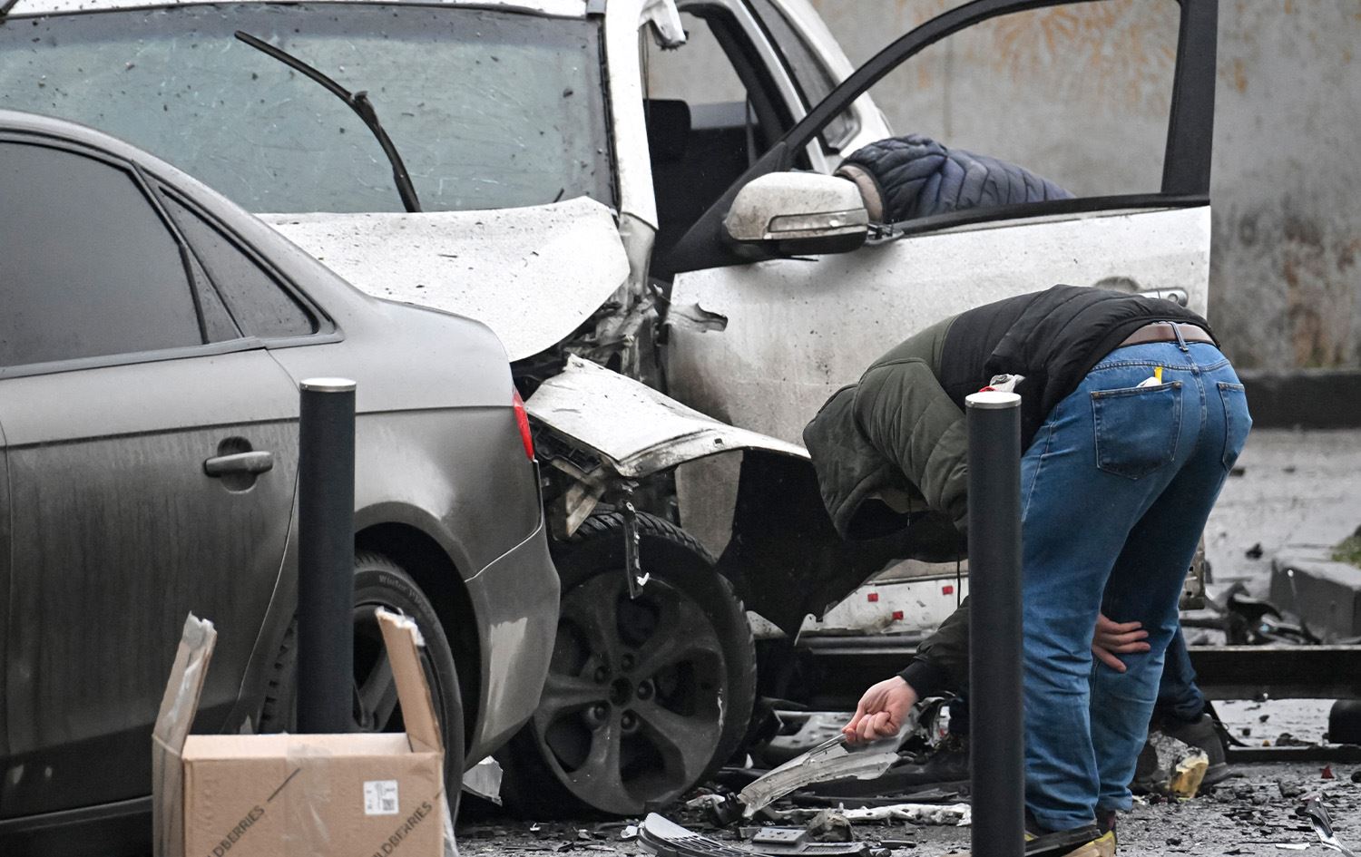 موقع الانفجار في جنوب موسكو-AFP