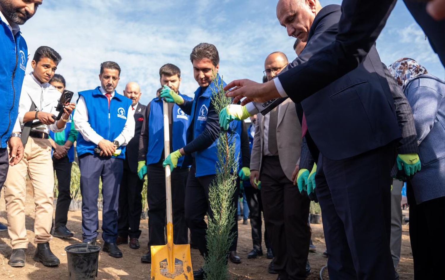 قۆناخی سێیەمی پڕۆژەی دارستانەکانی روانگە لە زانکۆی موسڵ جێبەجێکرا
