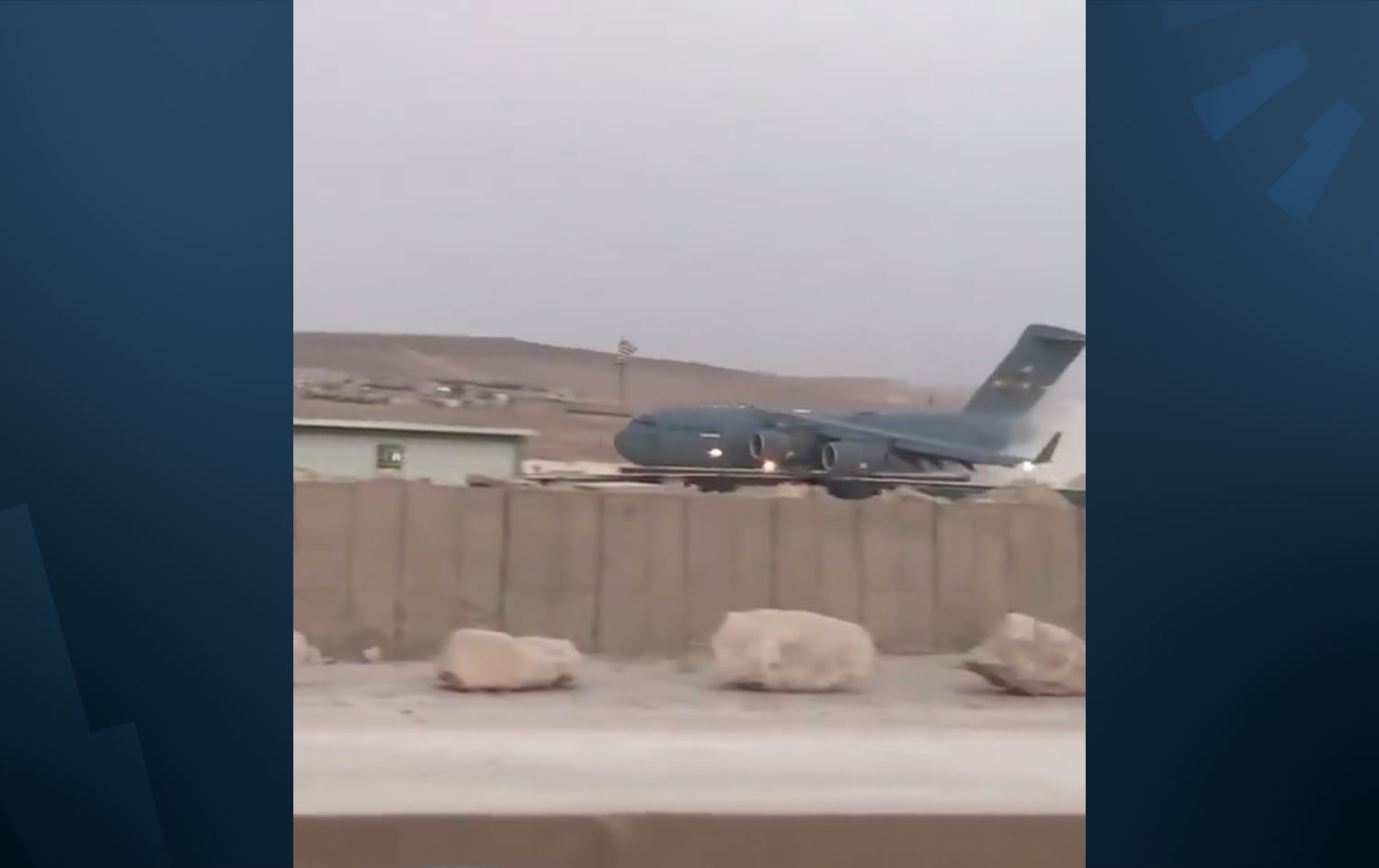 Balafireke kargoyê /Wêne: Ji vîdeo