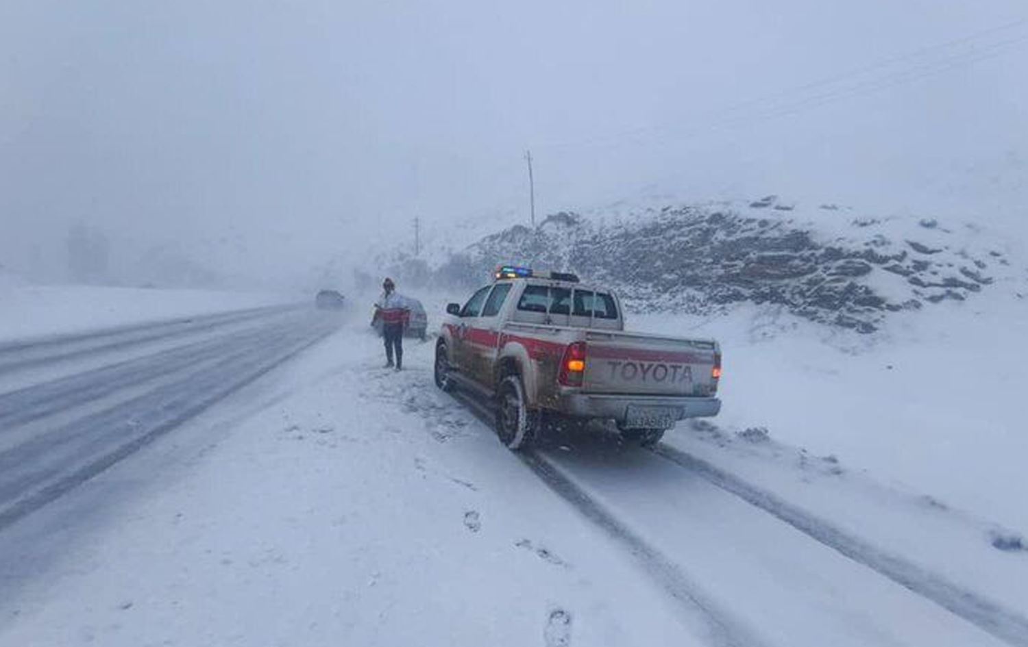 بەفربارین لە رۆژهەڵاتی کوردستان
