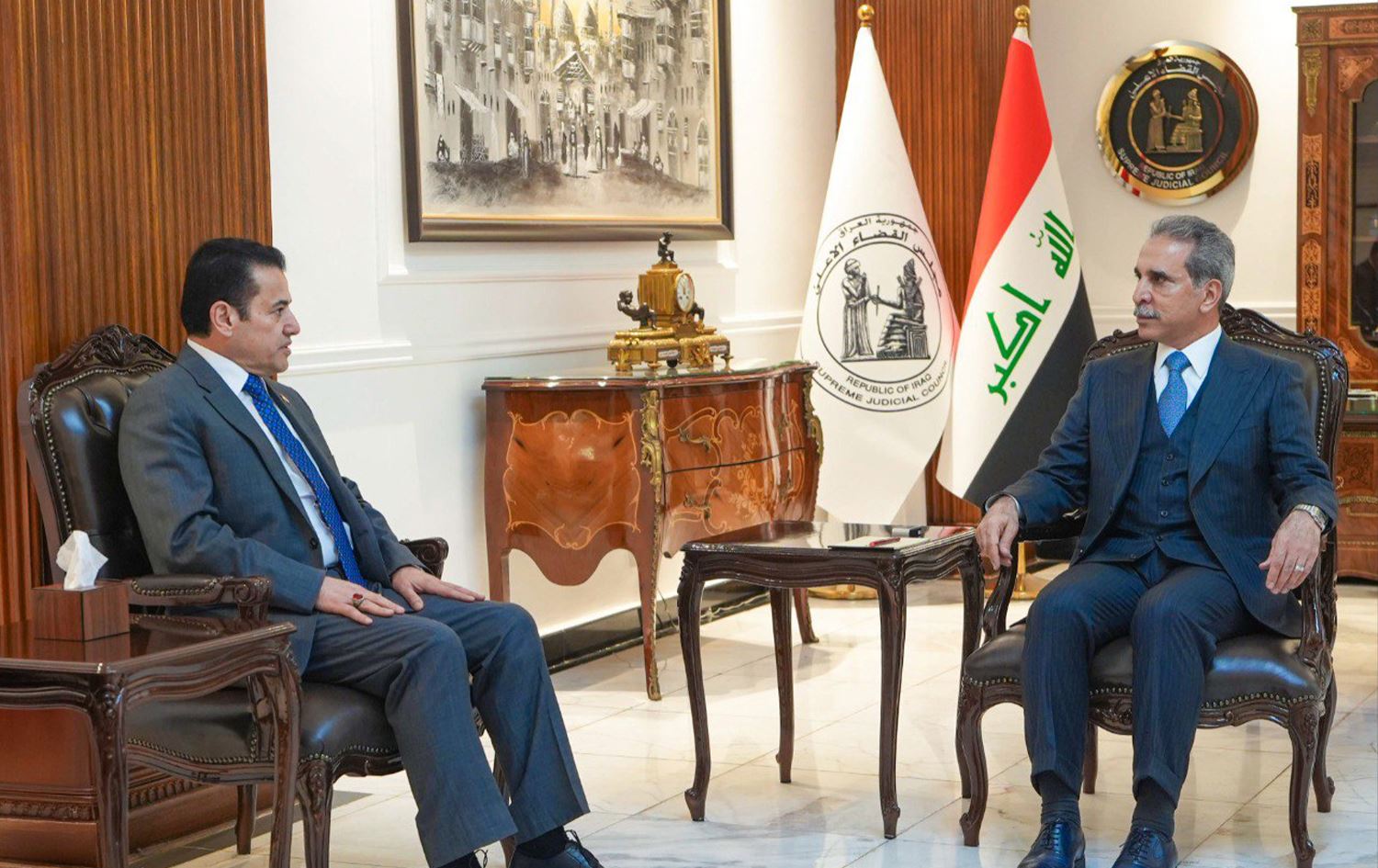 قائق زيدان وقاسم الأعرجي