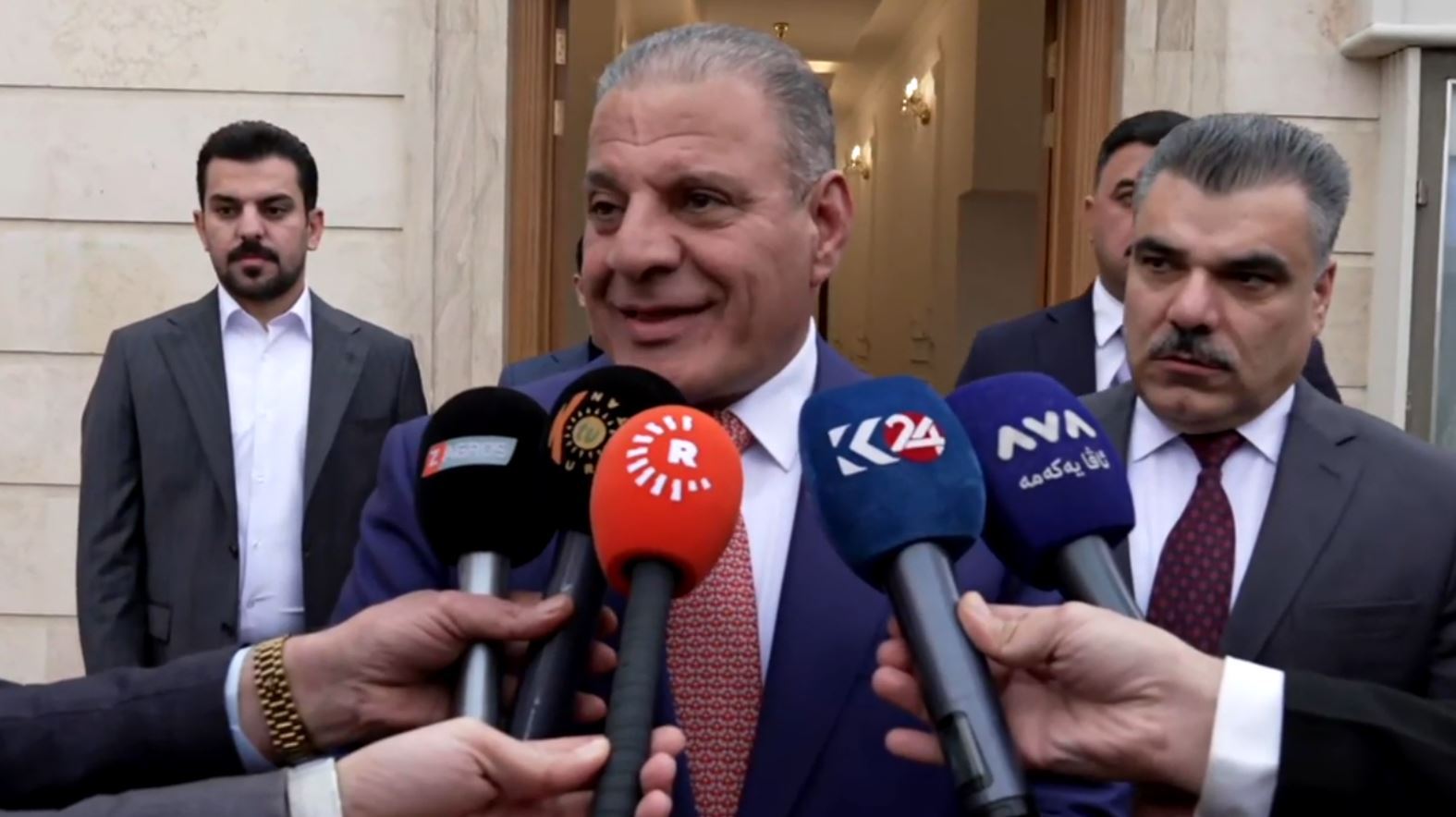 الأمين العام لحزب الجماهير الوطنية، أحمد عبدالله الجبوري، المعروف بأبو مازن