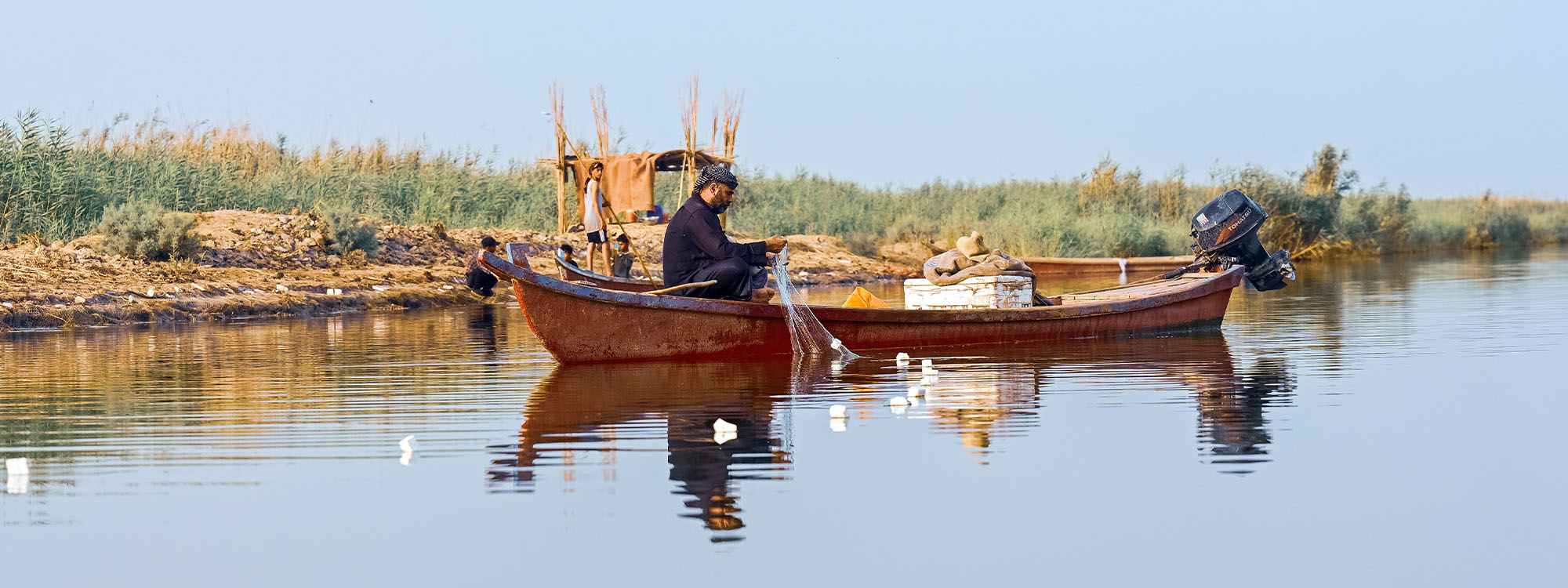 Iraq’s southern marshlands see significant rise in water levels following rainfall