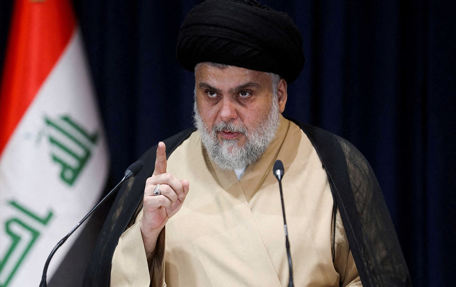 زعيم التيار الوطني الشيعي مقتدى الصدر