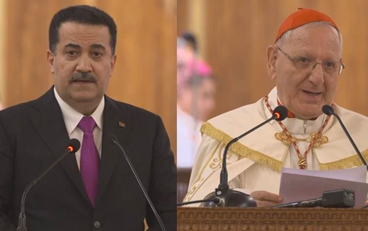 Mihemed Şiya sûdanî û Louis Sako /Wêne: Rûdaw Grafîk