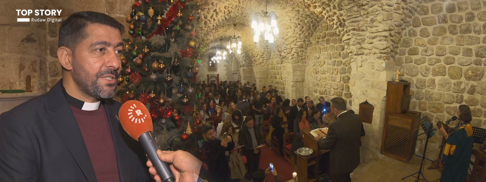 MARDİN - Kürtçe ve Türkçe ilahilerle Noel Bayramı kutlandı