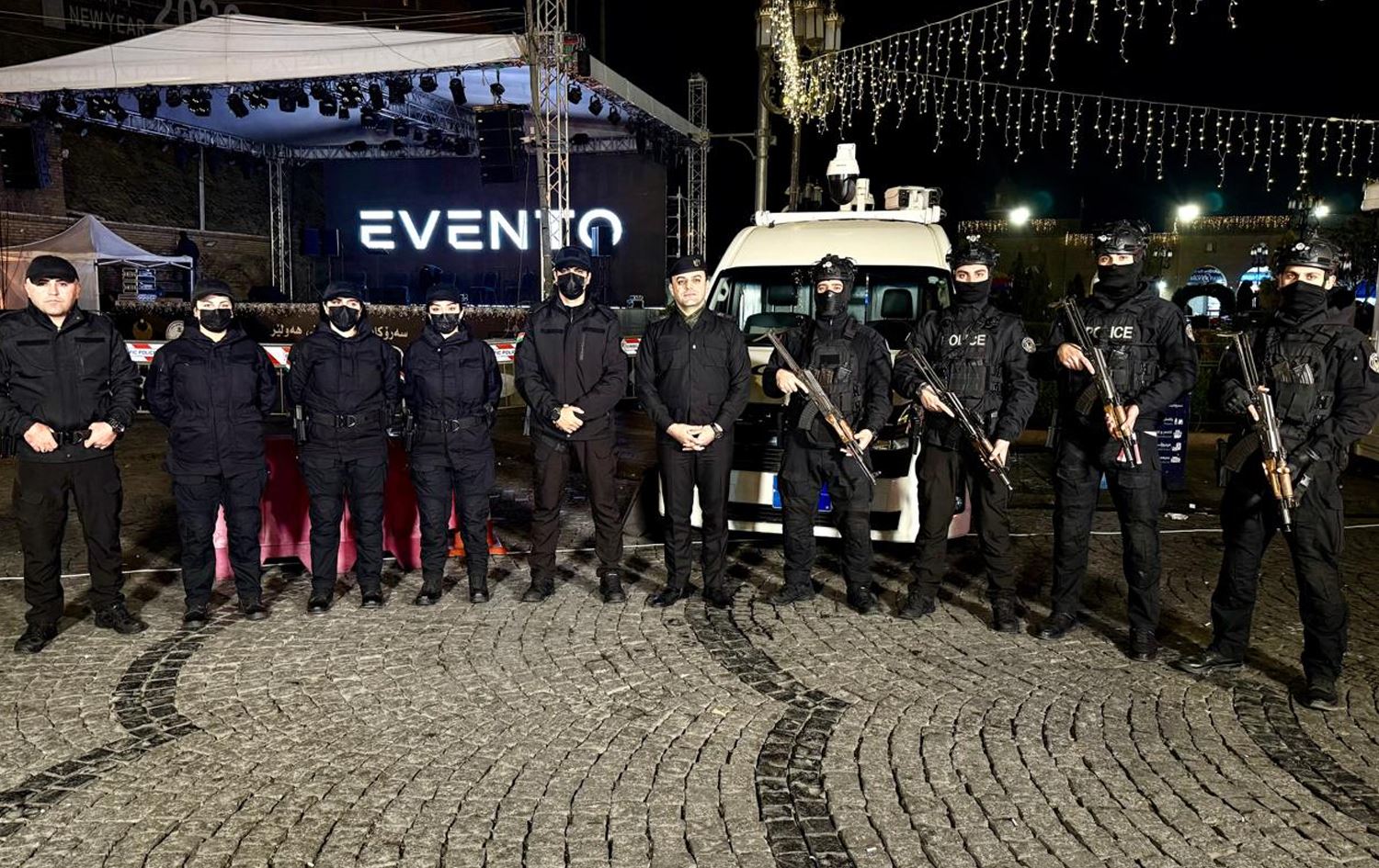 پۆلیسی هەولێر: تەقەکردن و یارییە ئاگرینەکان لە شەوی سەری ساڵ دا قەدەخەن