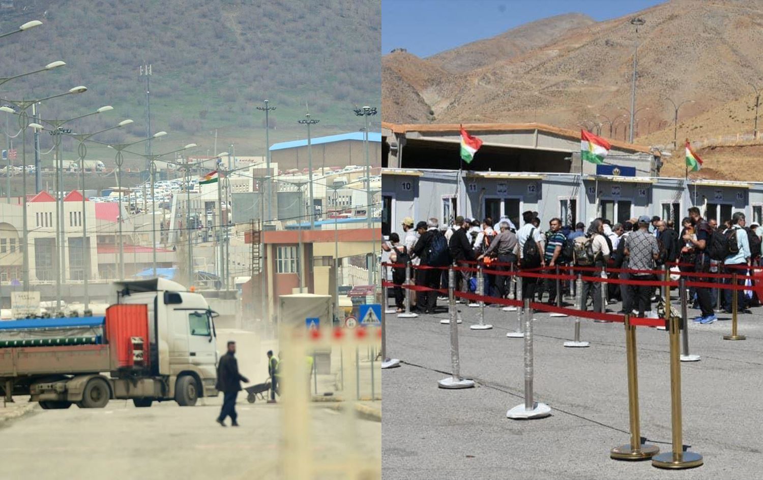 دەروازەکانی حاجی ئۆمەران و باشماخ: لە سەری ساڵدا هاتووچۆ راناگیرێت