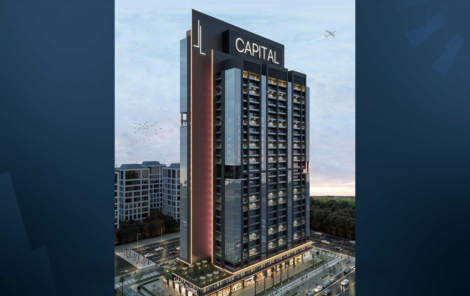 وێنەیەکی دیجیتاڵیی پڕۆژەی (کەپیتاڵ تاوەر)