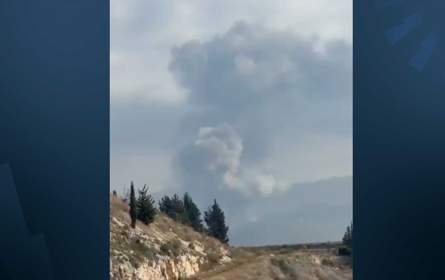 دیمەنێکی بۆردوومانەکە