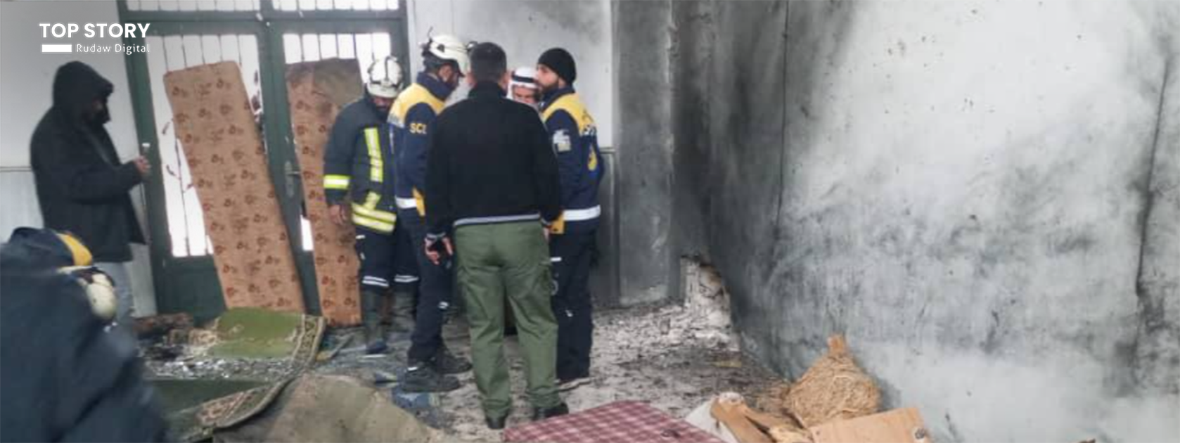 لە مزگەوتێکی حمس تەقینەوە روویدا و 8 کەس کوژران