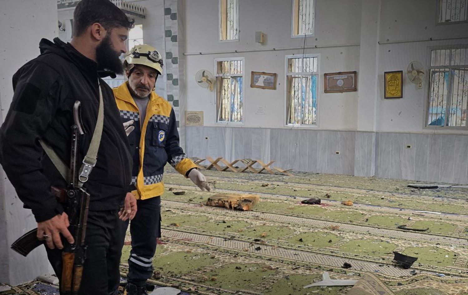 At least eight killed in explosion at mosque in Syria