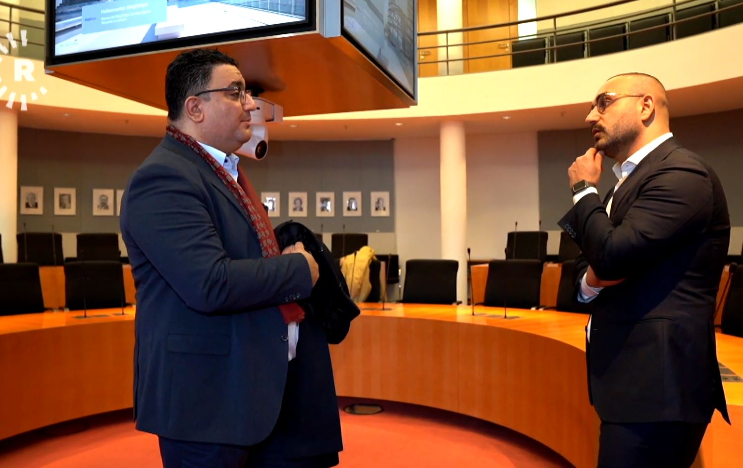 Hêmin Ebdulah û Qasim Tahir Salih\ Wêne û Vîdeo: Rûdaw