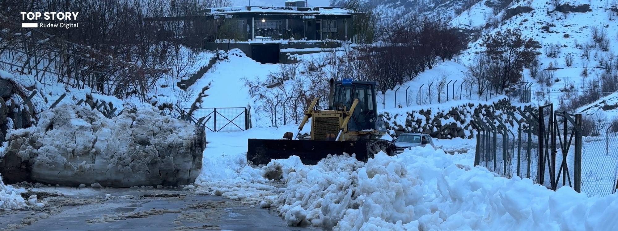 کەشناسی: مەترێک بەفر لە کێلێ باریوە، زۆرترین بارانیش لە هەولێر بووە