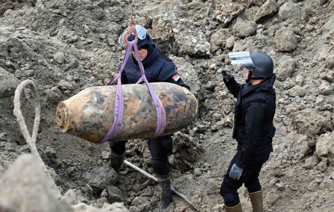 لە سڕبیا بۆمبێکی 470 کیلۆگرامیی سەردەمی جەنگی دووەمی جیهانی پووچەڵکرایەوە