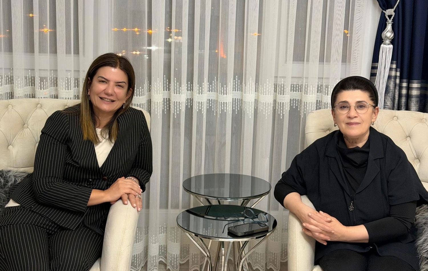 Suna Kepolu Ataman û Leyla Zana\ Wêne: Rûdaw