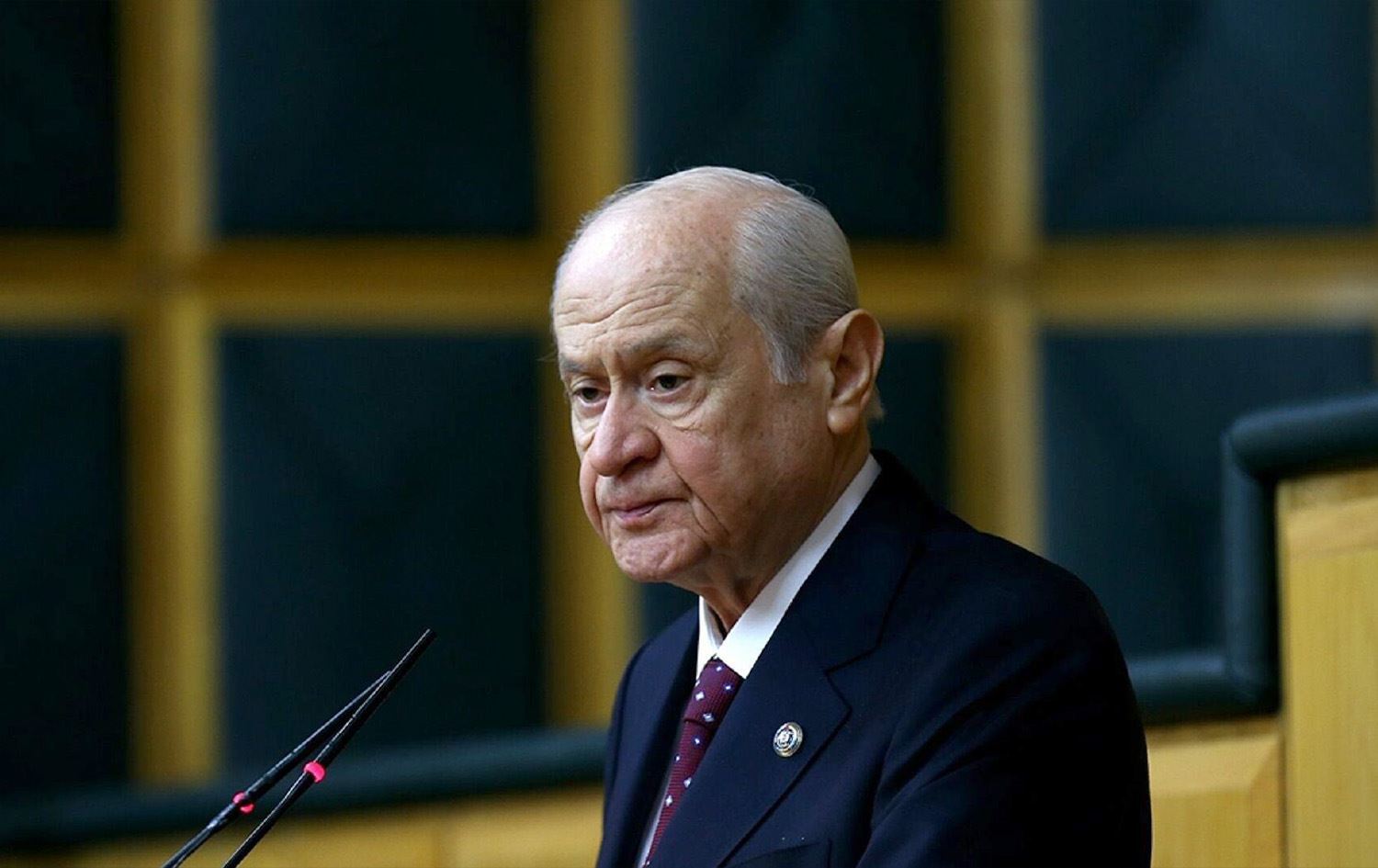 دەوڵەت باخچەلی، سەرۆکی پارتی بزووتنەوەی نەتەوەیی تورکیا (مەهەپە).