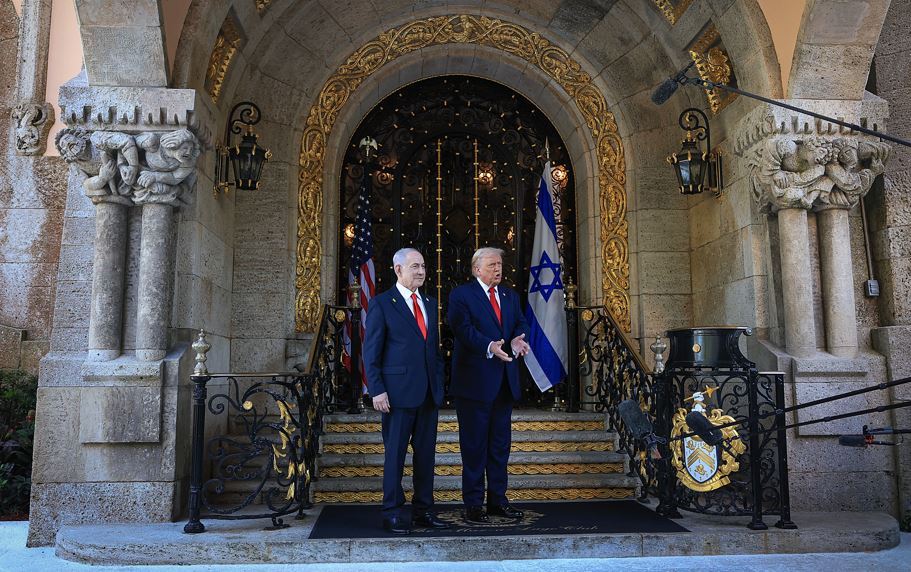 Benjamın Netanyahu û Donald Trump / Wêne: AFP