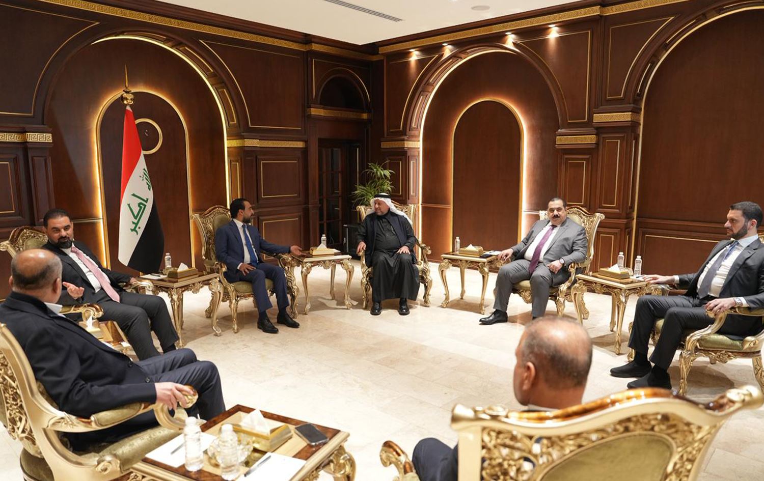 اجتماع المجلس السياسي الوطني عقب انتخاب هيبت الحلبوسي رئيساً للبرلمان