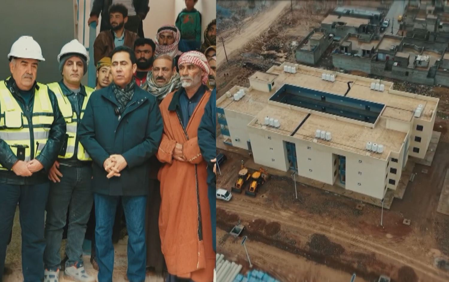 الشقق الموزعة في المشروع- محافظ نينوى عبد القادر الدخيل 