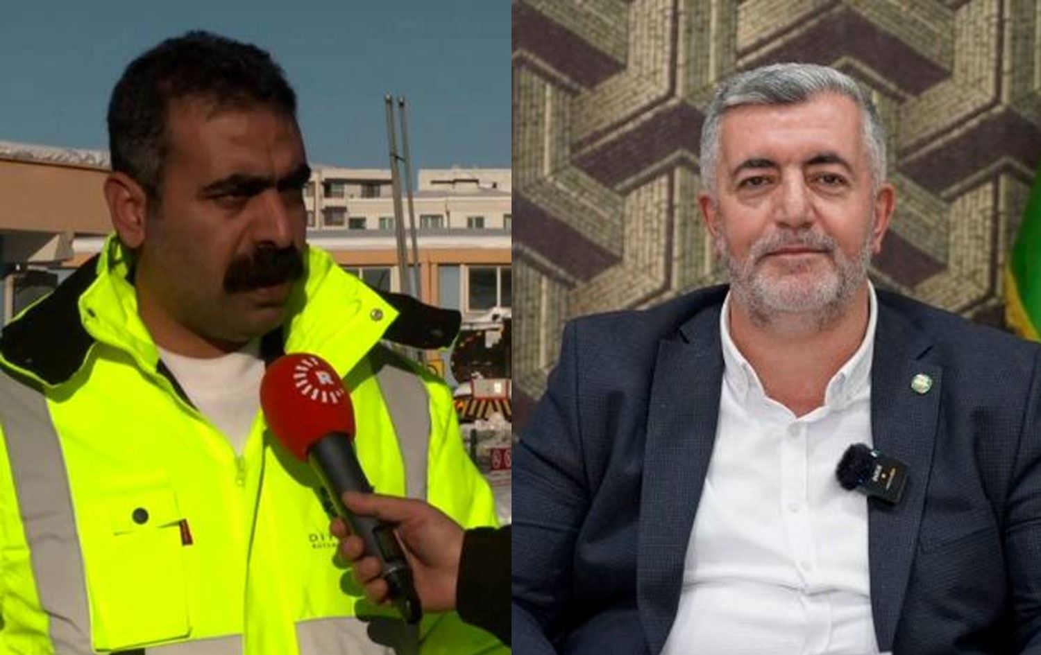 Diyarbakır Büyükşehir Belediye Eş Başkanları Doğan Hatun ve HÜDA PAR İl Başkanı Zeynul Abidin Gülsever