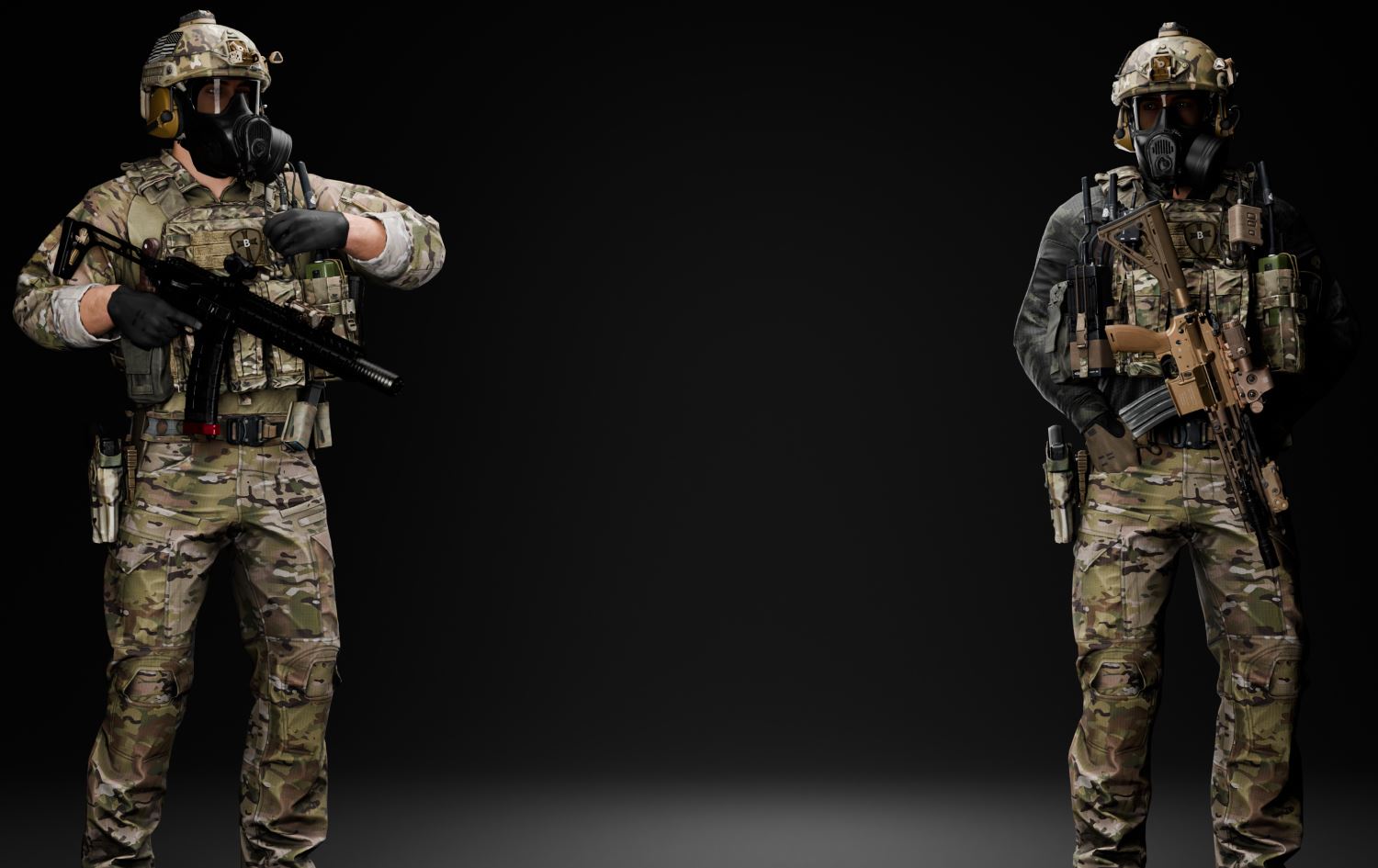 دوو ئەندامی هێزەکانی دێڵتا