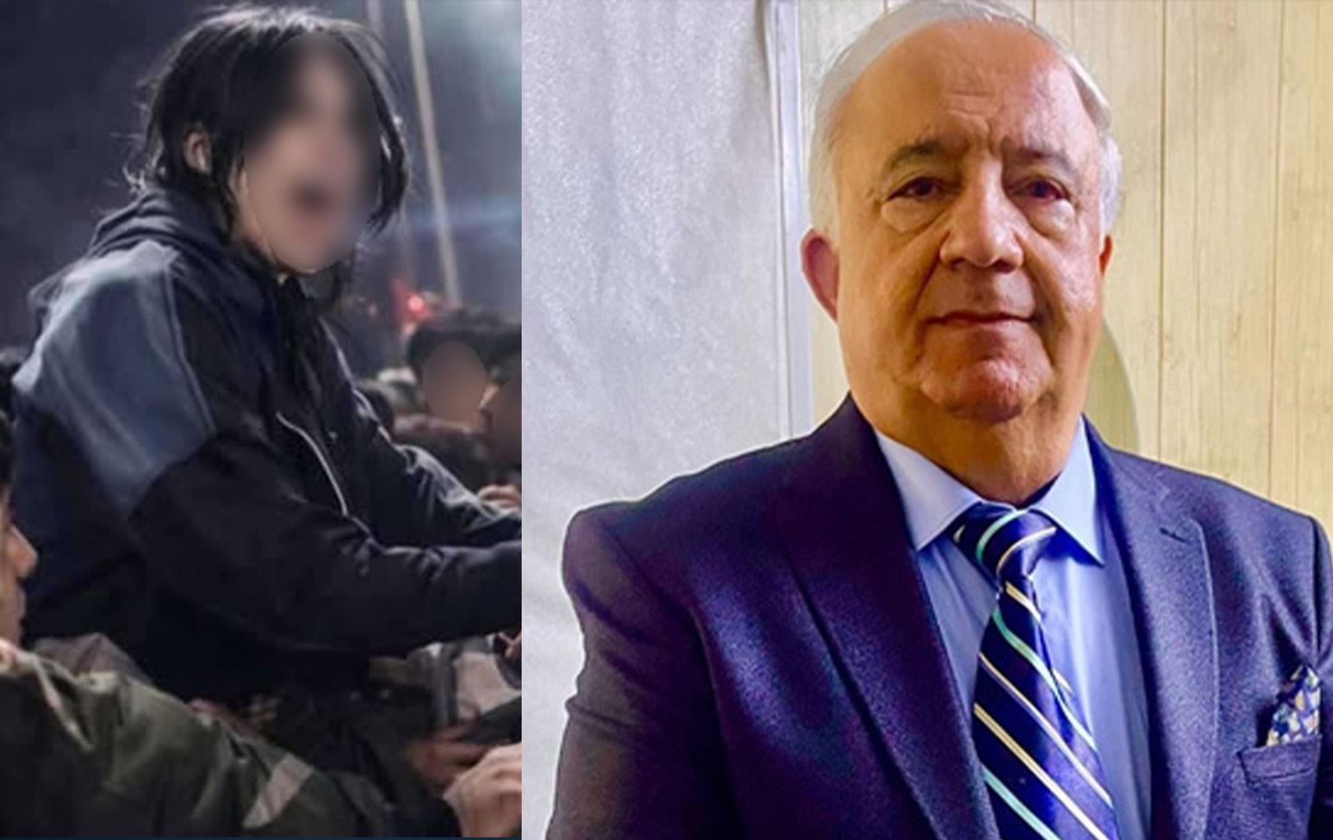 صورة للبرفسور يوسف حمه صالح مصطفى وحادث التحرش في البصرة