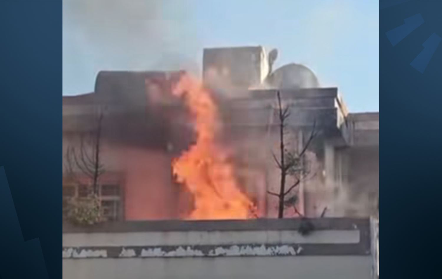 دیمەنێکی ئاگرەکە