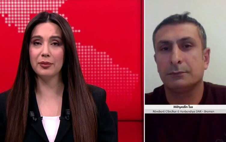 Muhyettin İso, Rûdaw yayınına katıldı. 