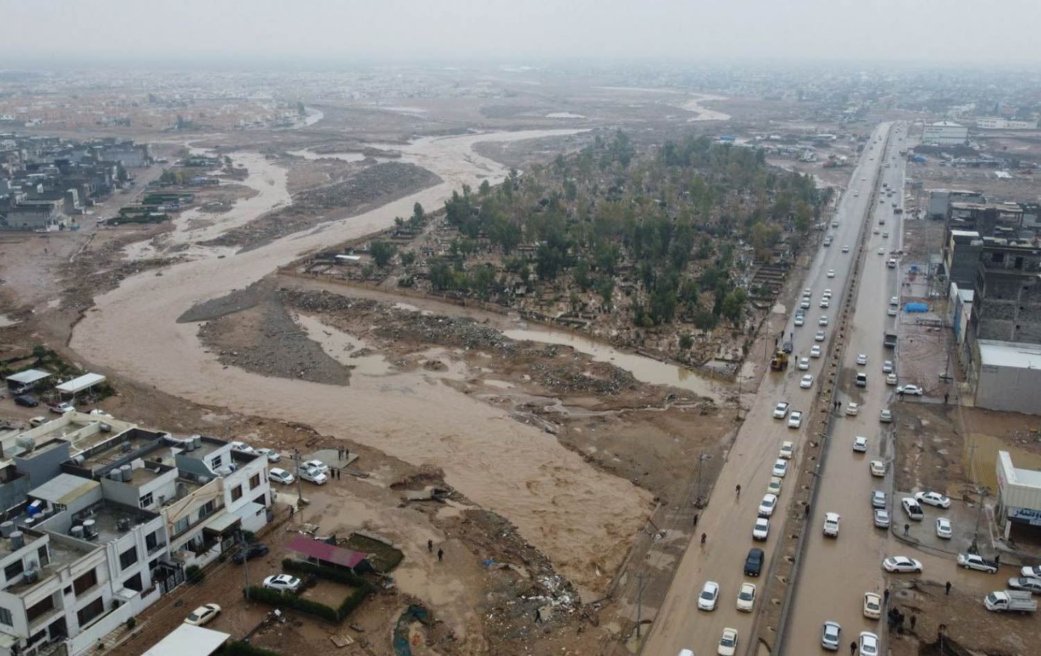 چەمچەماڵ کاتی لافاوەکە.