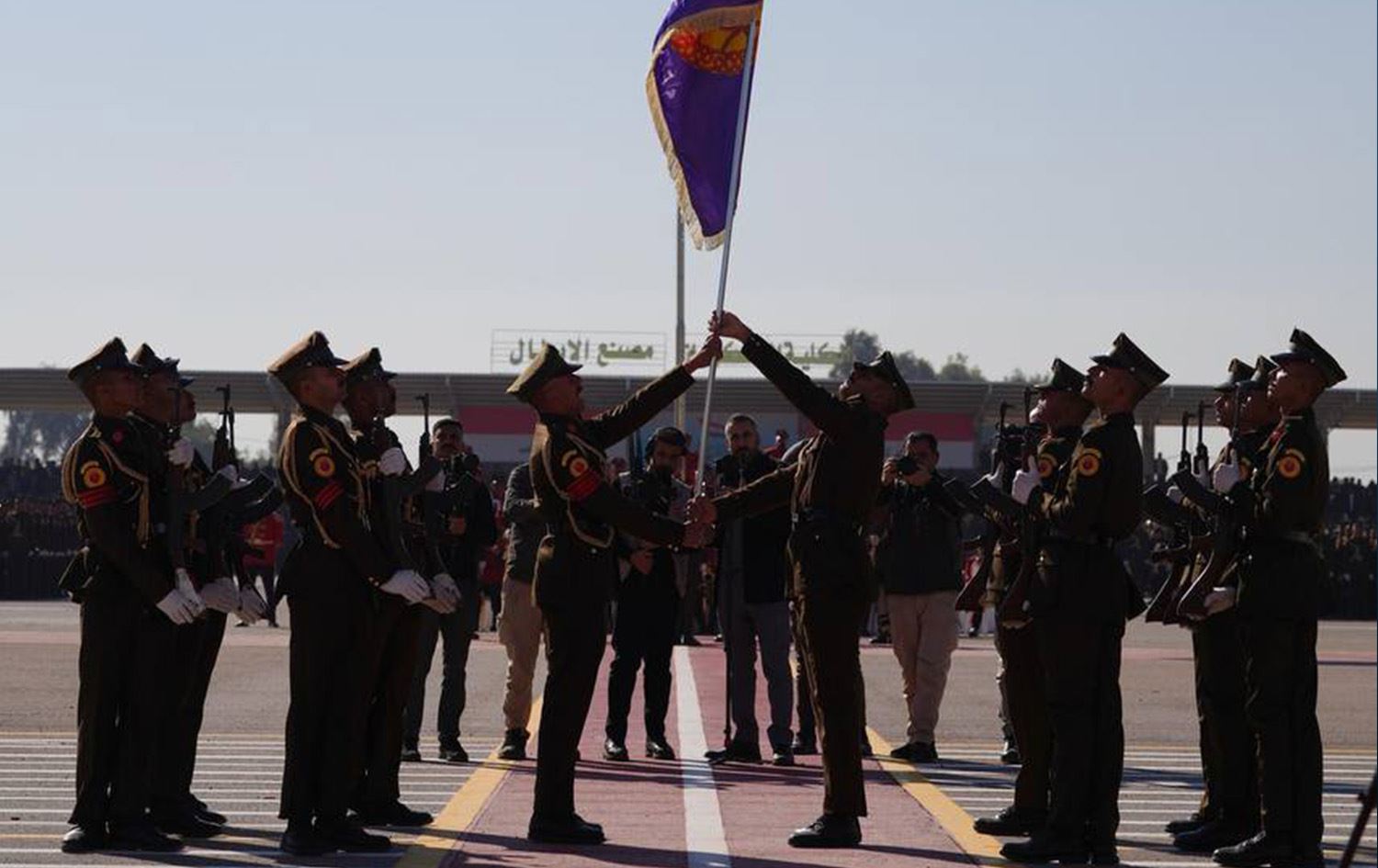 جانب من استعراضات يوم الجيش اليوم 
