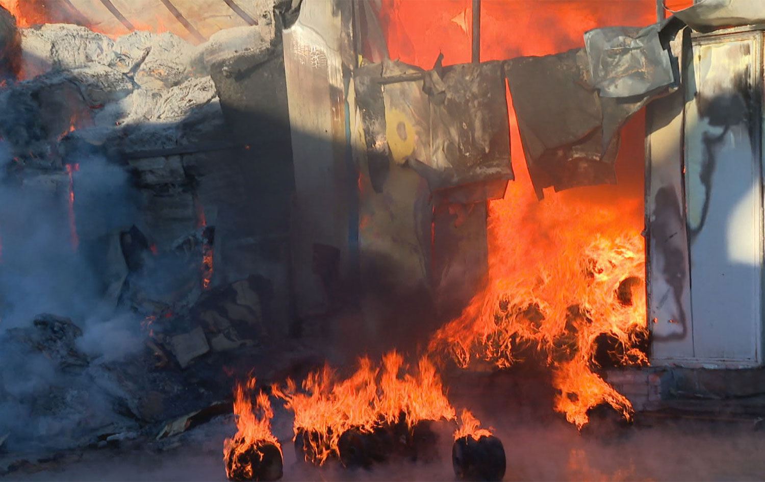 ئاگری کارگەکەی پیرزین لە هەولێر