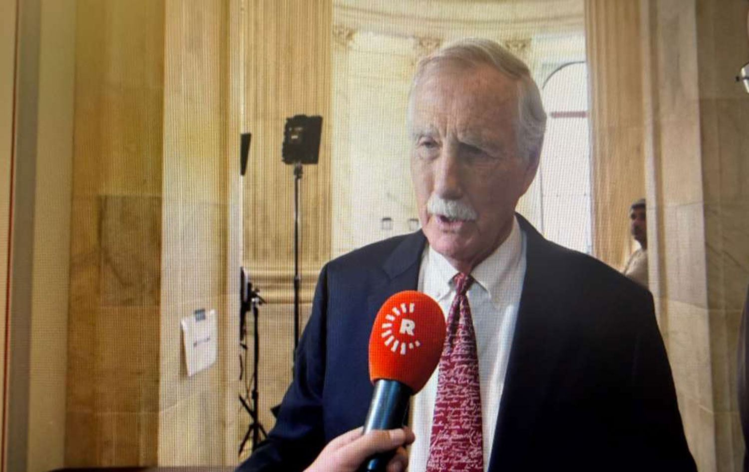 Senatorê Amerîkayî Angus King / Wêne: Rûdaw