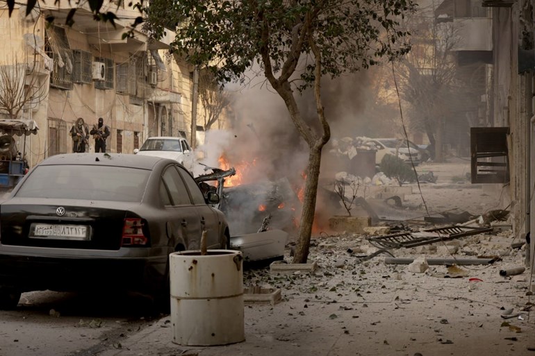 Clashes in Aleppo on December 7, 2025. Photo: SANA