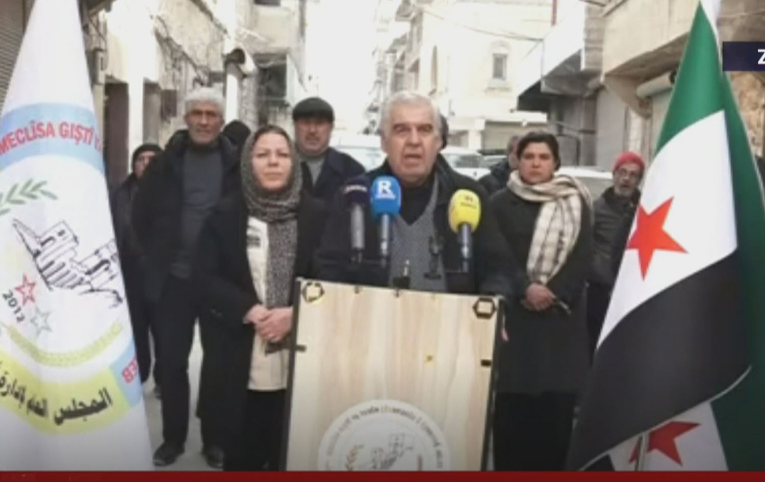 Hevserokên Encumena Şêx Meqsûd û Eşrefiyeyê / Wêne: Ji dîmenan hatiye girtin