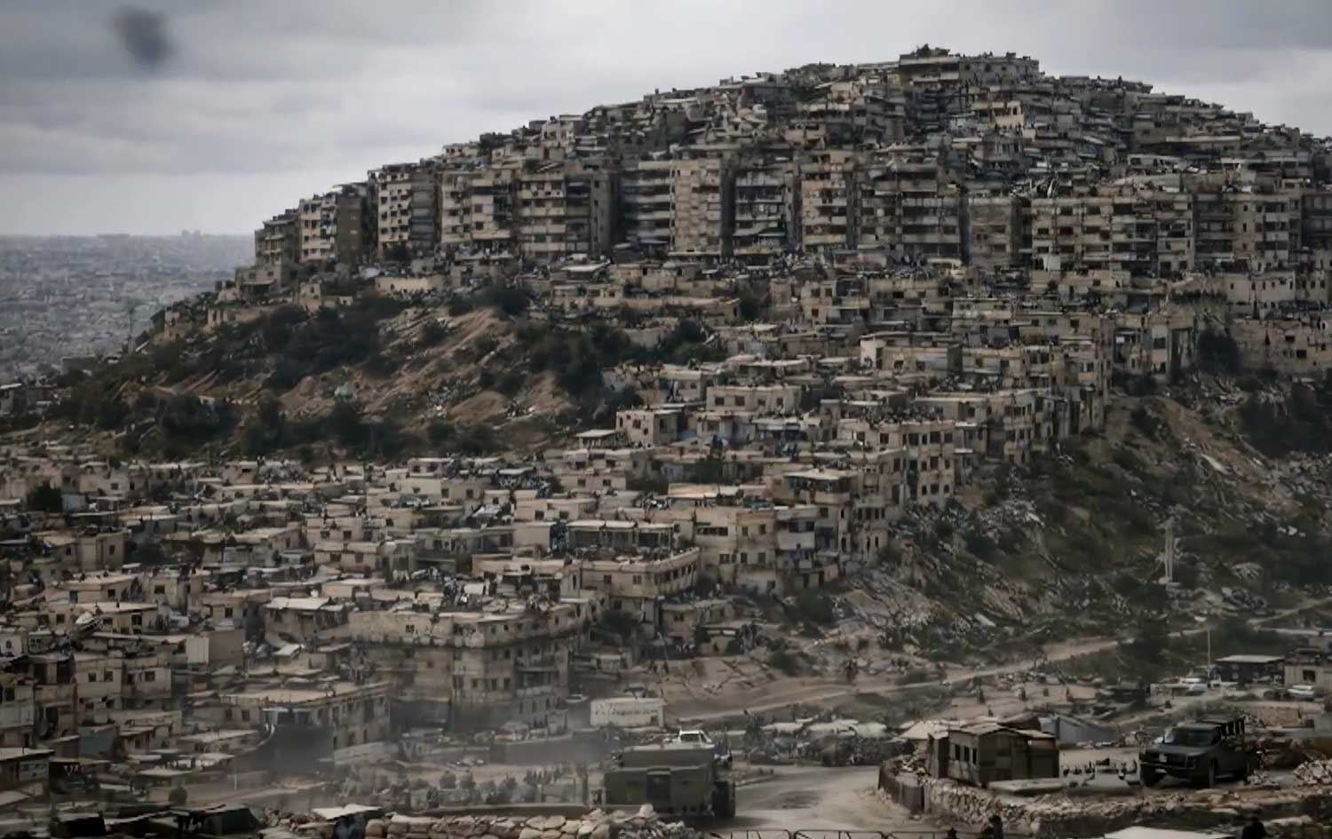 دیمەنی گەڕەکە کوردییەکانی حەلەب؛ وێنەکە بە ژیریی دەستکرد دروست کراوە