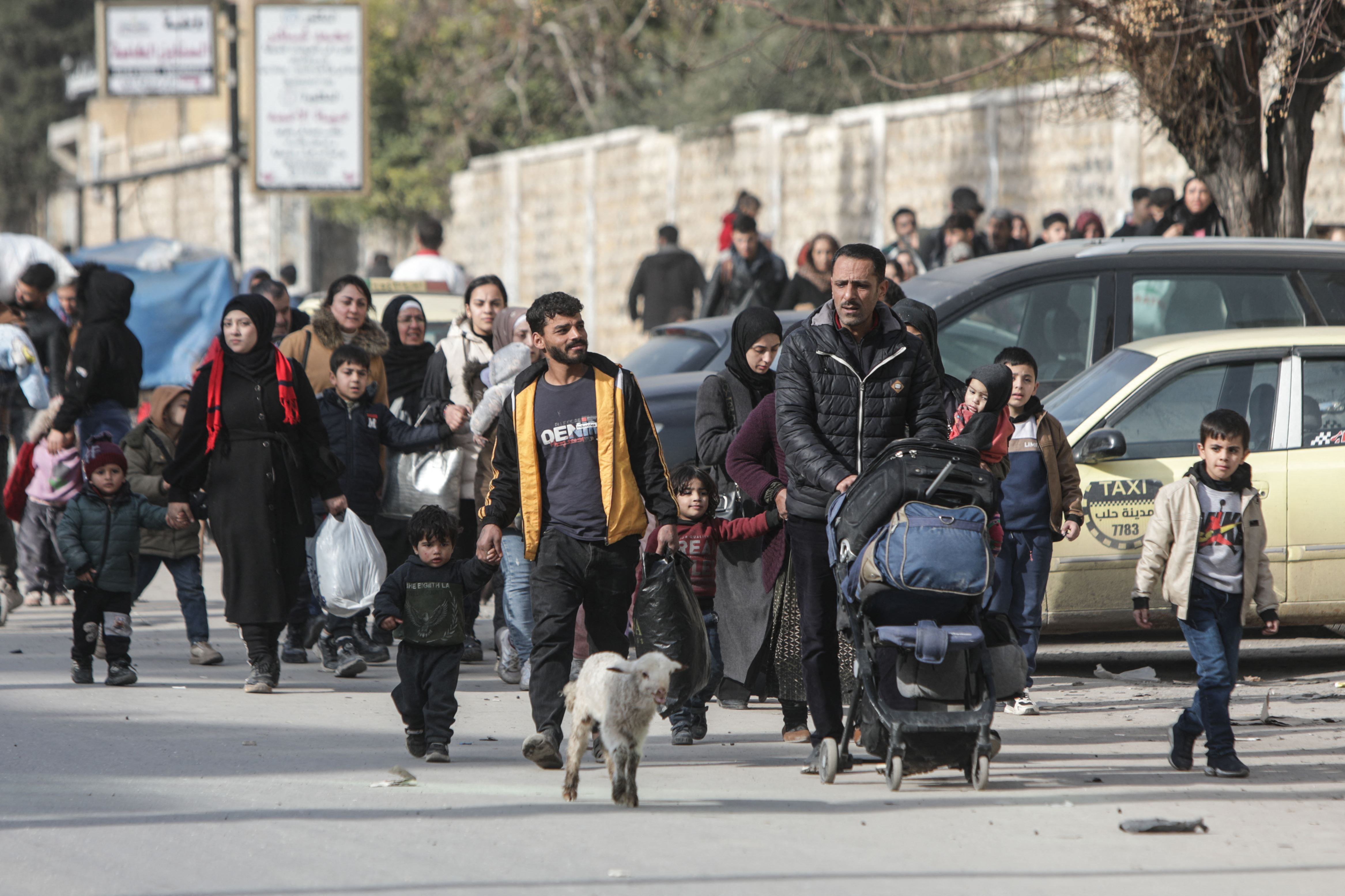 ئەو ماڵباتانەی لە گەڕەکە کوردییەکانی حەلەب ئاوارە بوون