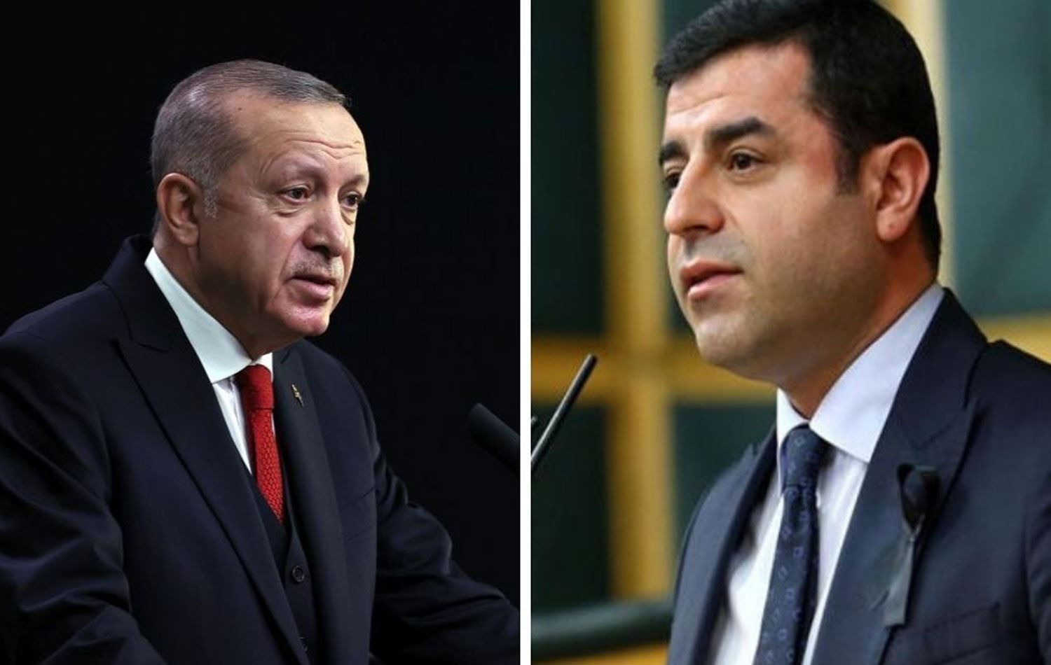 Erdoğan (solda) ve Demirtaş. / Foto: Arşiv