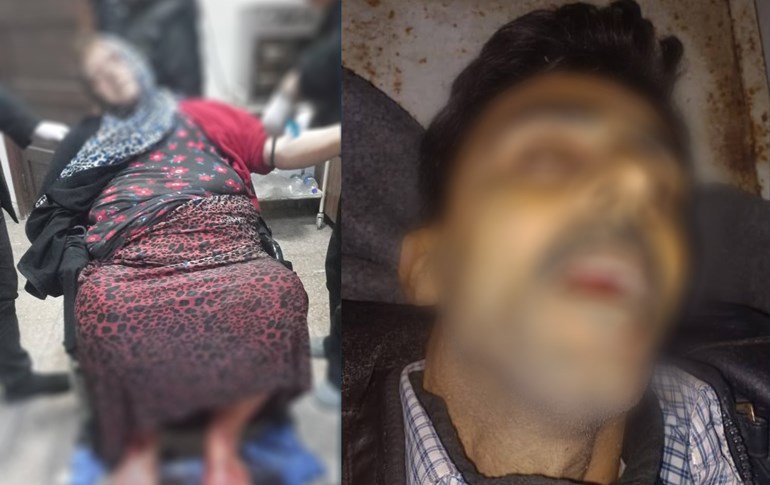 Two civilians SDF said were killed by Syrian army in Aleppo on January 8, 2025. Photo: SDF