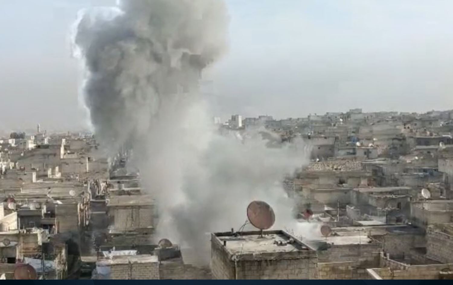 Dîmenekî dema êrişê\ Wêne: ANHA