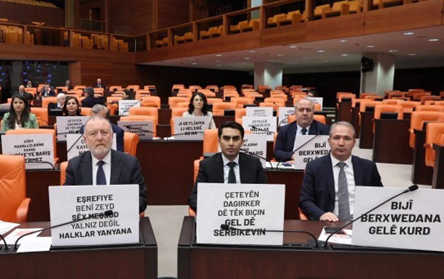 Protestoya parlamenterên DEM Partiyê\ Wêne: MA