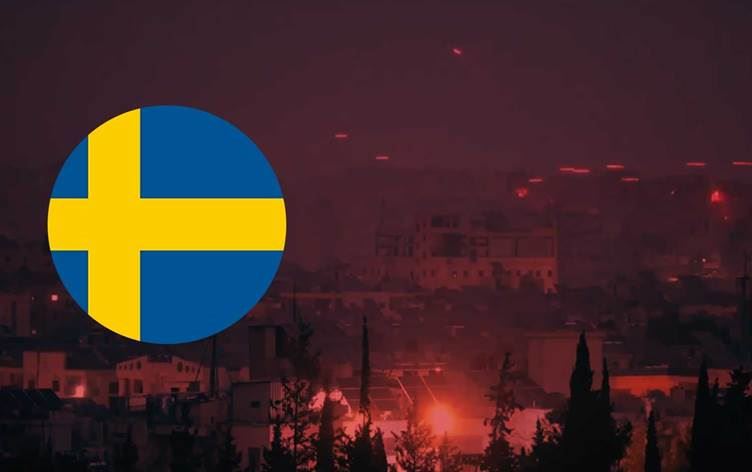 Alaya Swêdê û dîmenê şerê li Şêx Meqsûdê\ Wêne û Vîdeo: Rûdaw